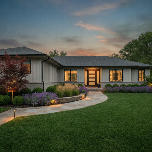 Transform Your Ranch Home: Inspiring Front Yard Landscape Design Ideas for Ultimate Curb Appeal
