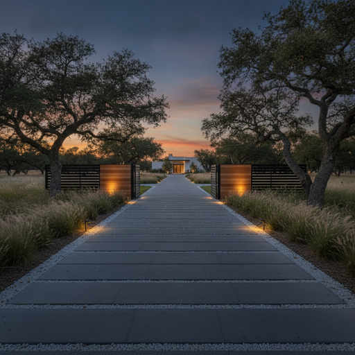 Modern Ranch Driveway Design Ideas: Transforming Your Entryway into a Statement Piece